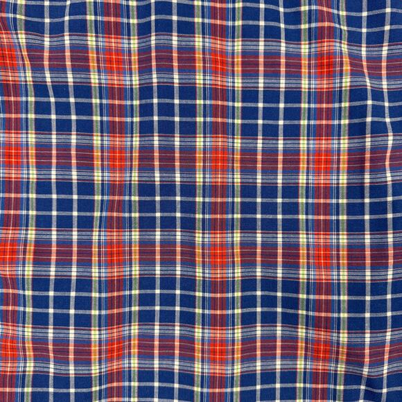 Abercrombie & Fitch Women’s Medium Y2K Plaid Button Up Shirt‎ Red Blue Cotton - Picture 5 of 10